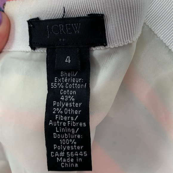 J. Crew Factory Shiny Stripe Mini Skirt - Picture 5 of 5